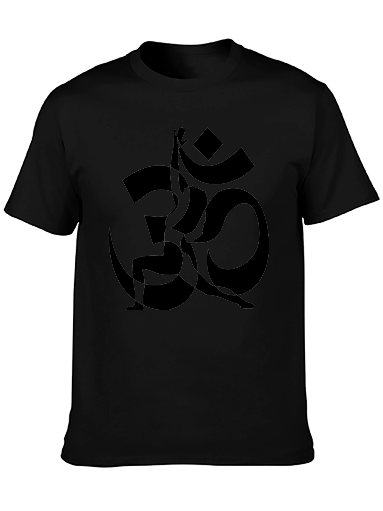 Om Yoga Symbol Black T-Shirt