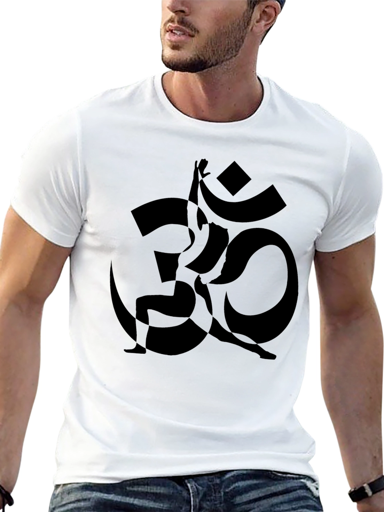 Om Yoga Symbol Black T-Shirt
