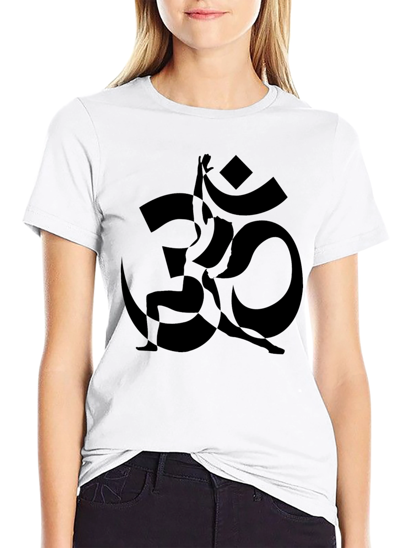 Om Yoga Symbol Black T-Shirt