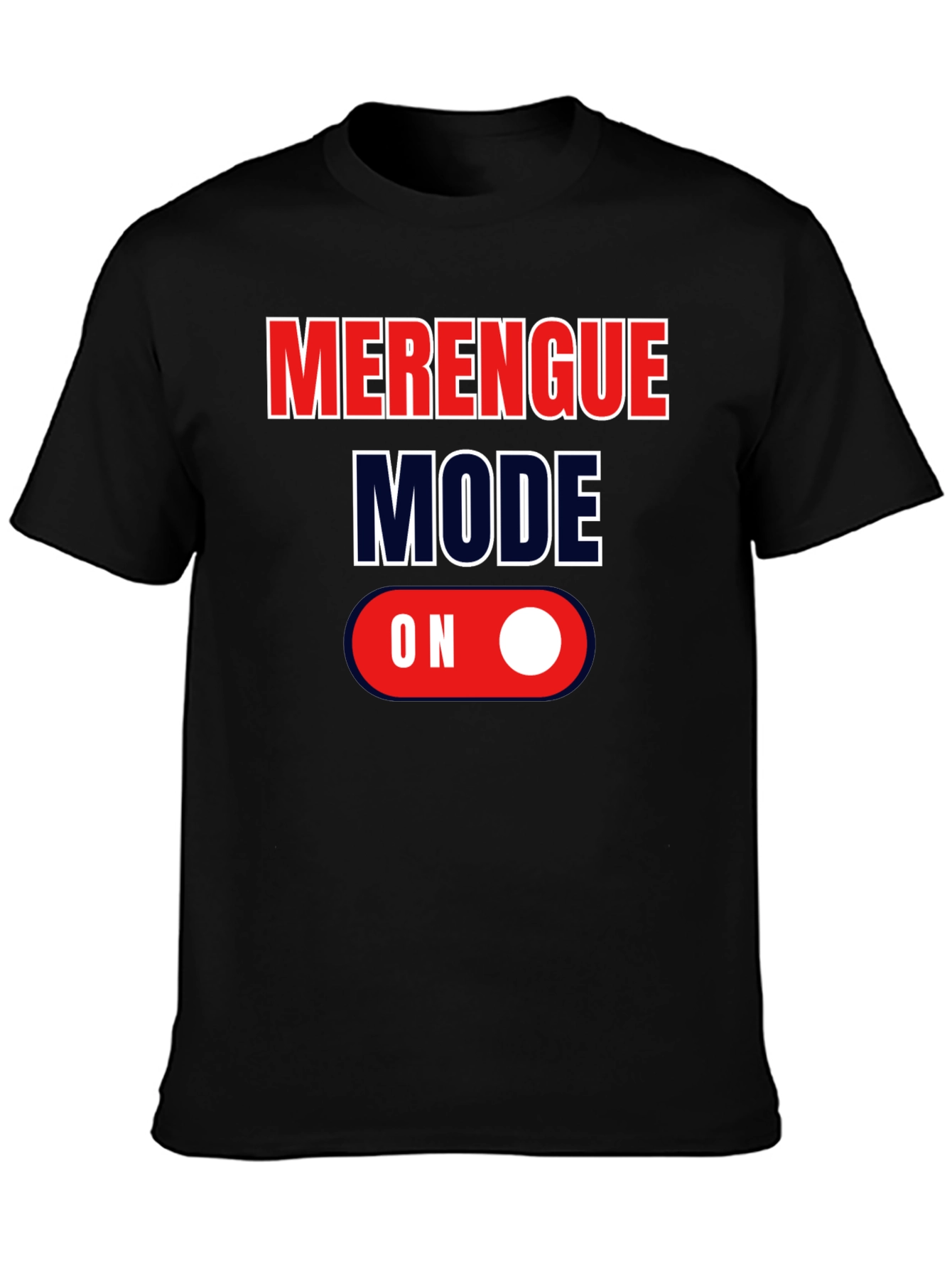 Merengue Mode On Graphic Tee - Black