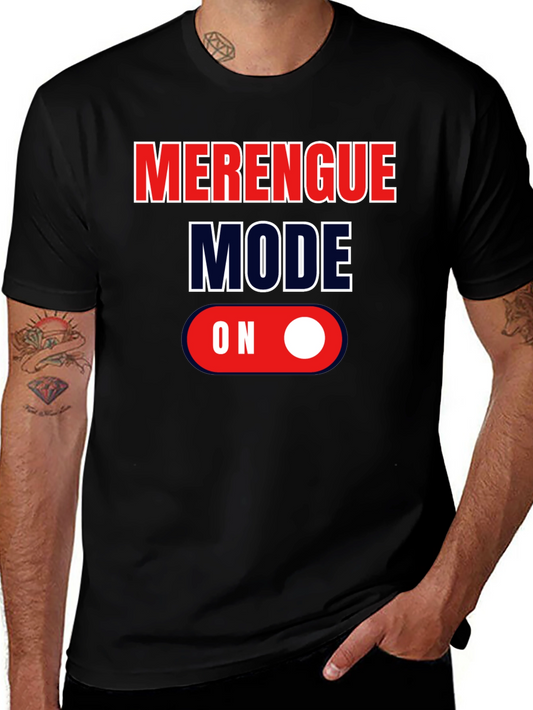 Merengue Mode On Graphic Tee - Black