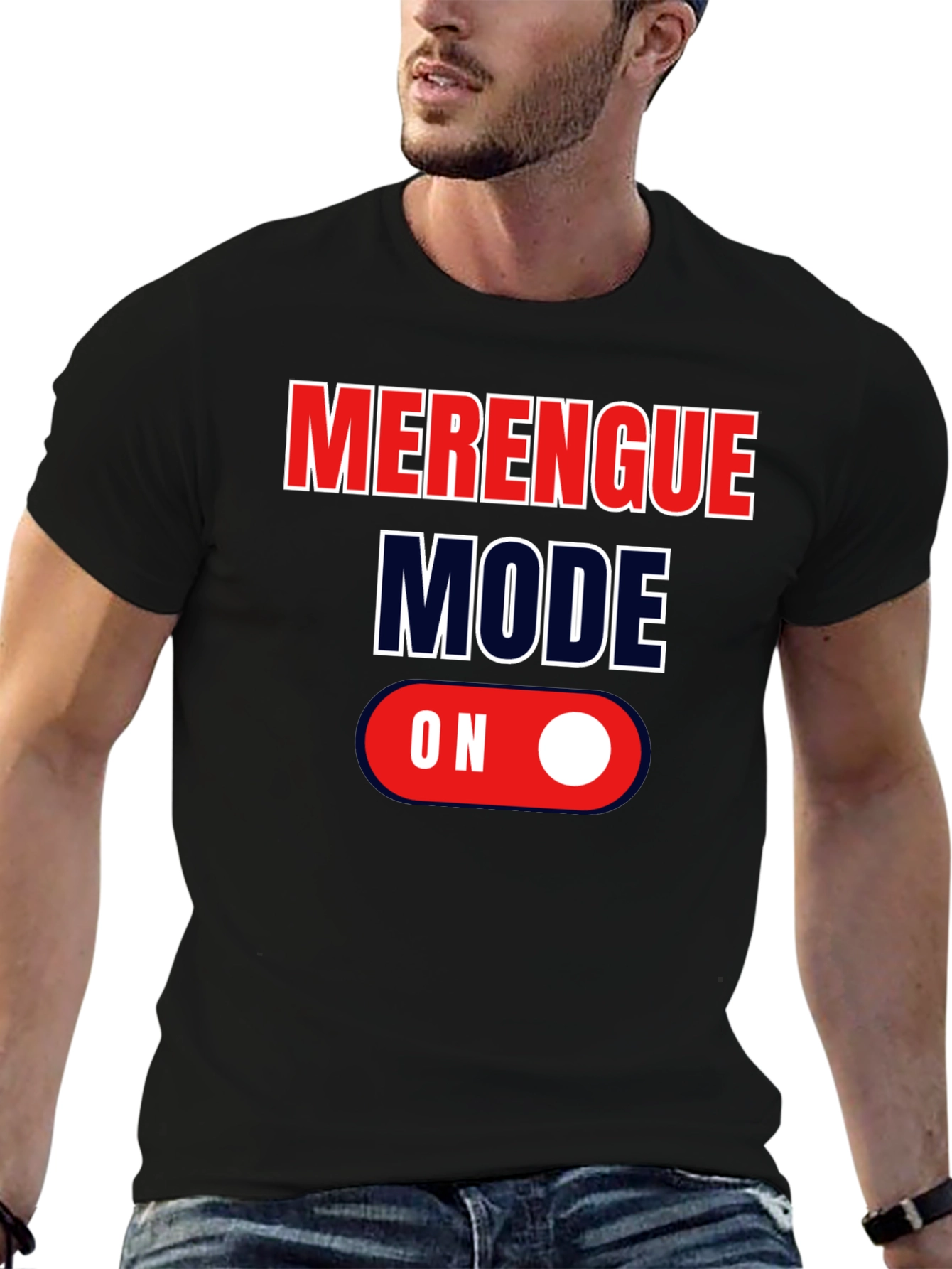 Merengue Mode On Graphic Tee - Black