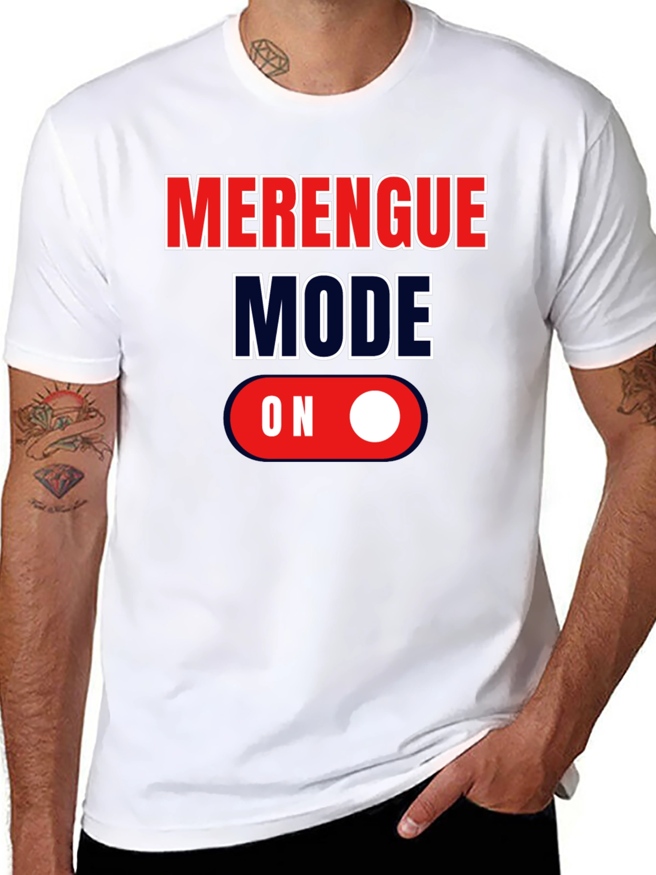 Merengue Mode On Graphic Tee - Black