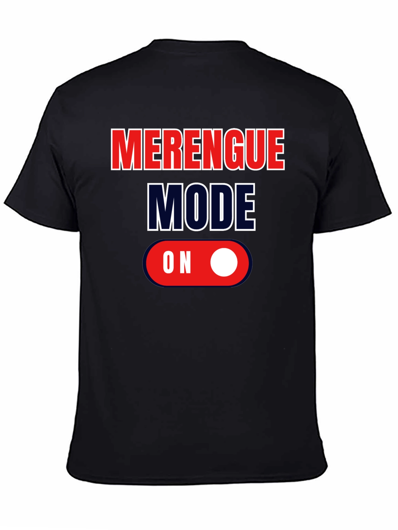 Merengue Mode On Graphic Tee - Black