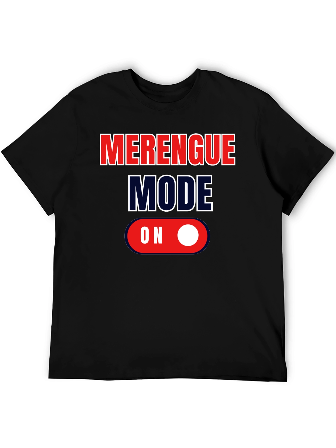 Merengue Mode On Graphic Tee - Black