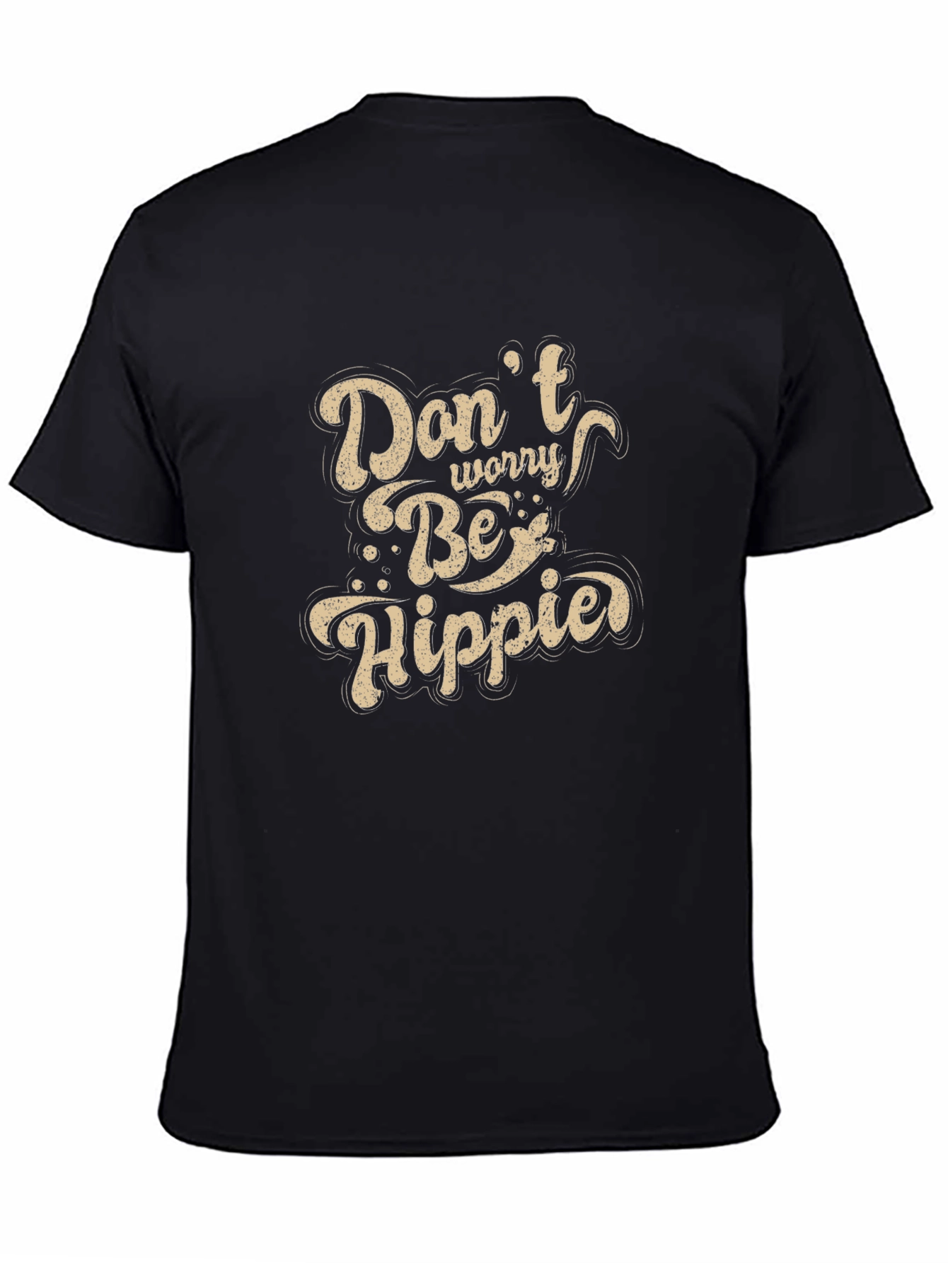 Dont Worry Be Hippie Graphic T-Shirt