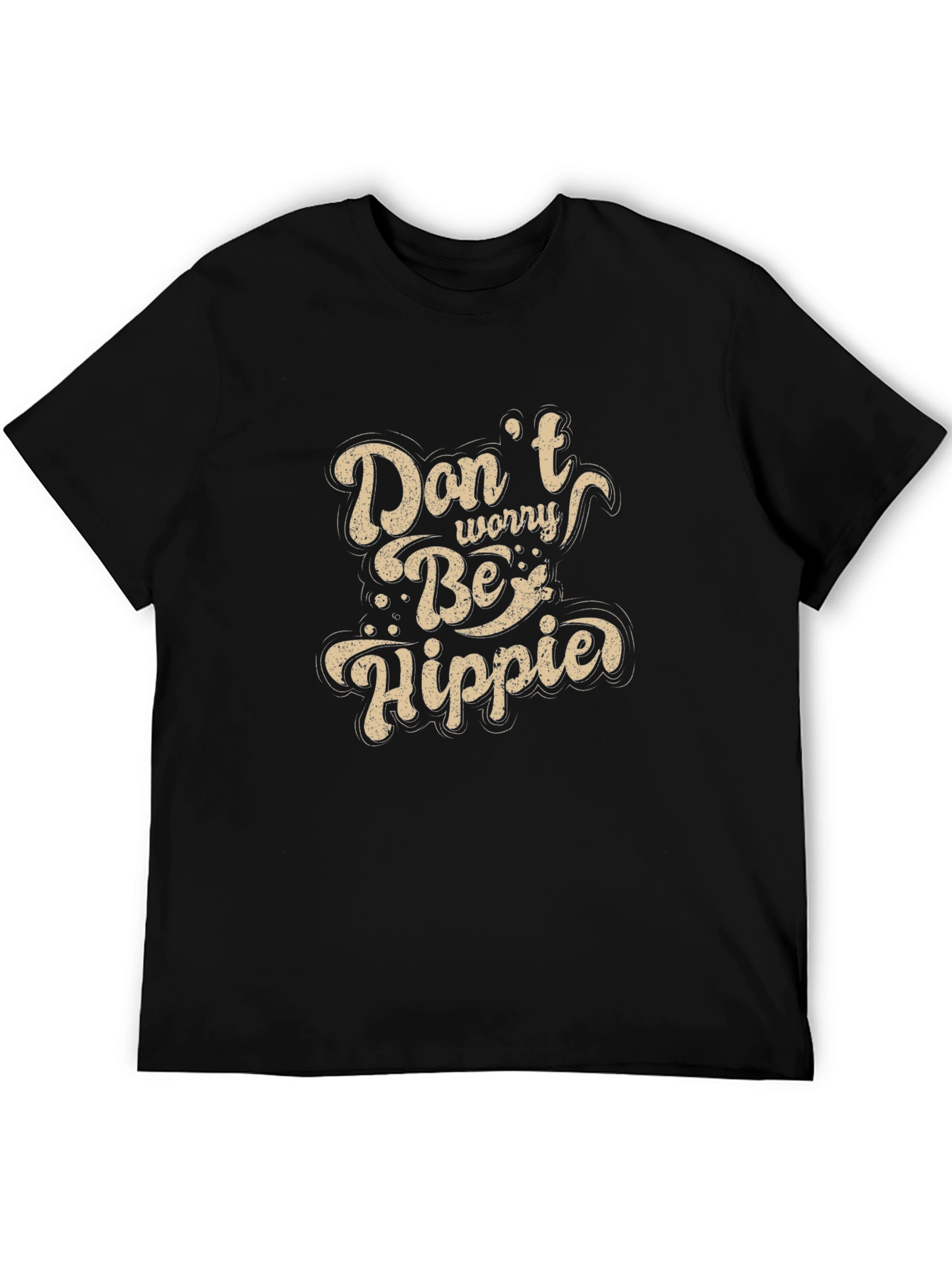 Dont Worry Be Hippie Graphic T-Shirt