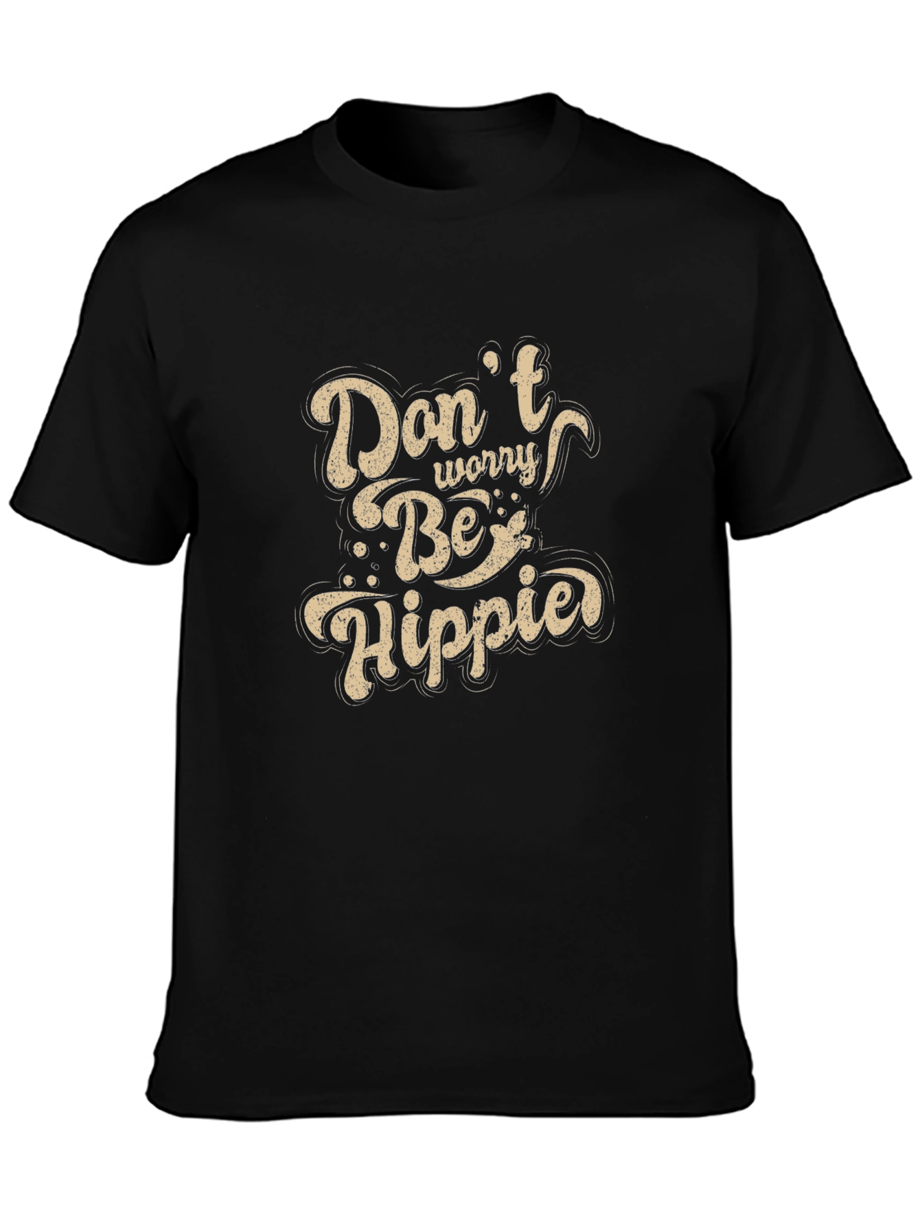 Dont Worry Be Hippie Graphic T-Shirt