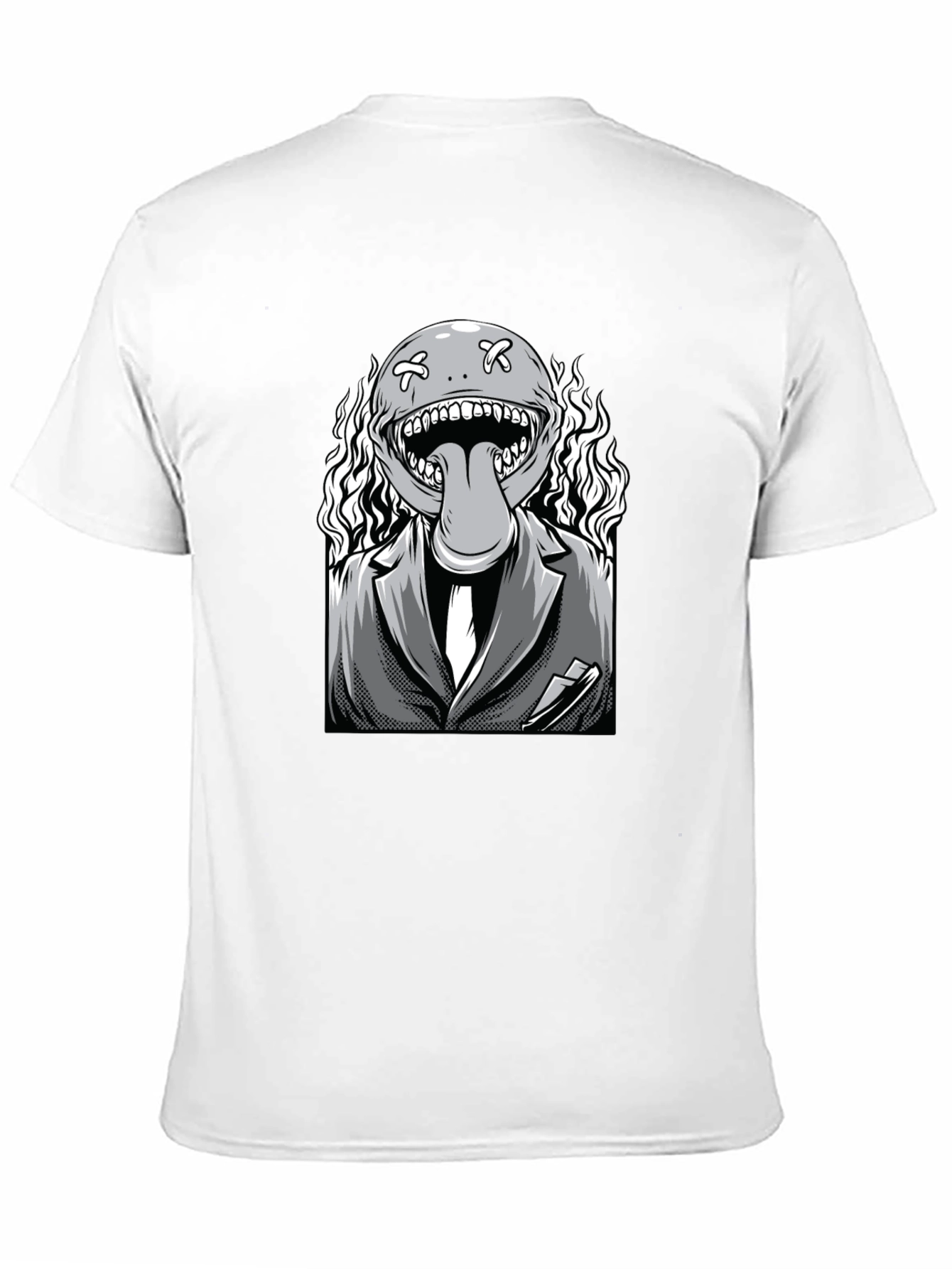 Monster Graphic Black T-Shirt