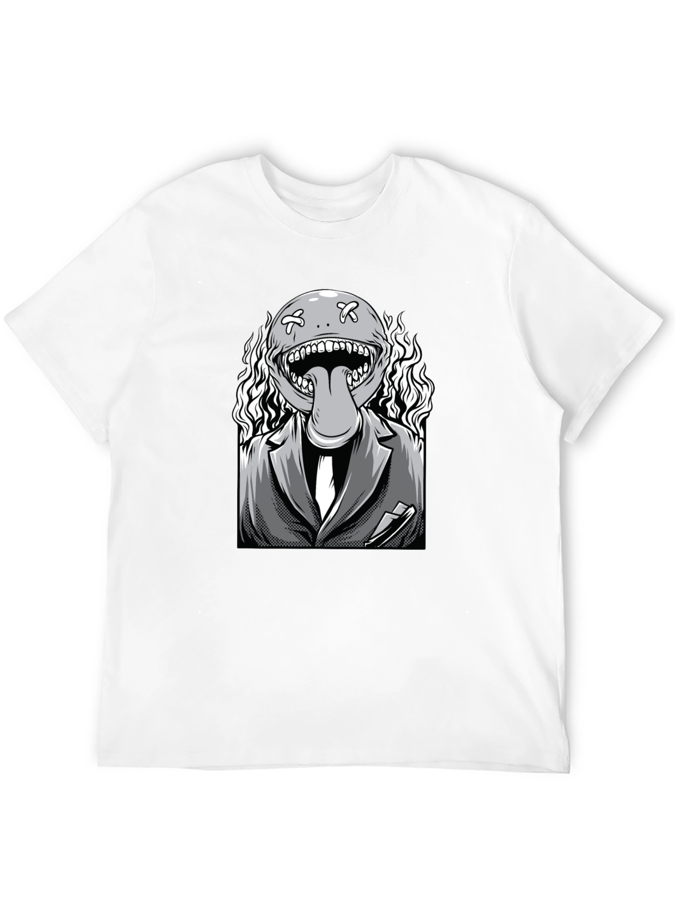 Monster Graphic Black T-Shirt