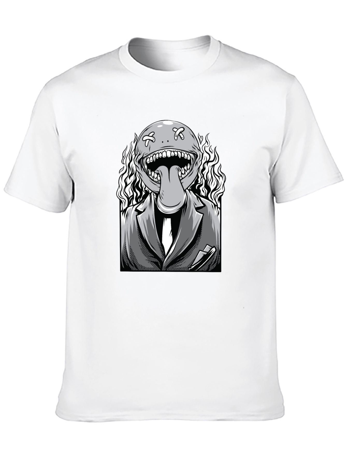 Monster Graphic Black T-Shirt