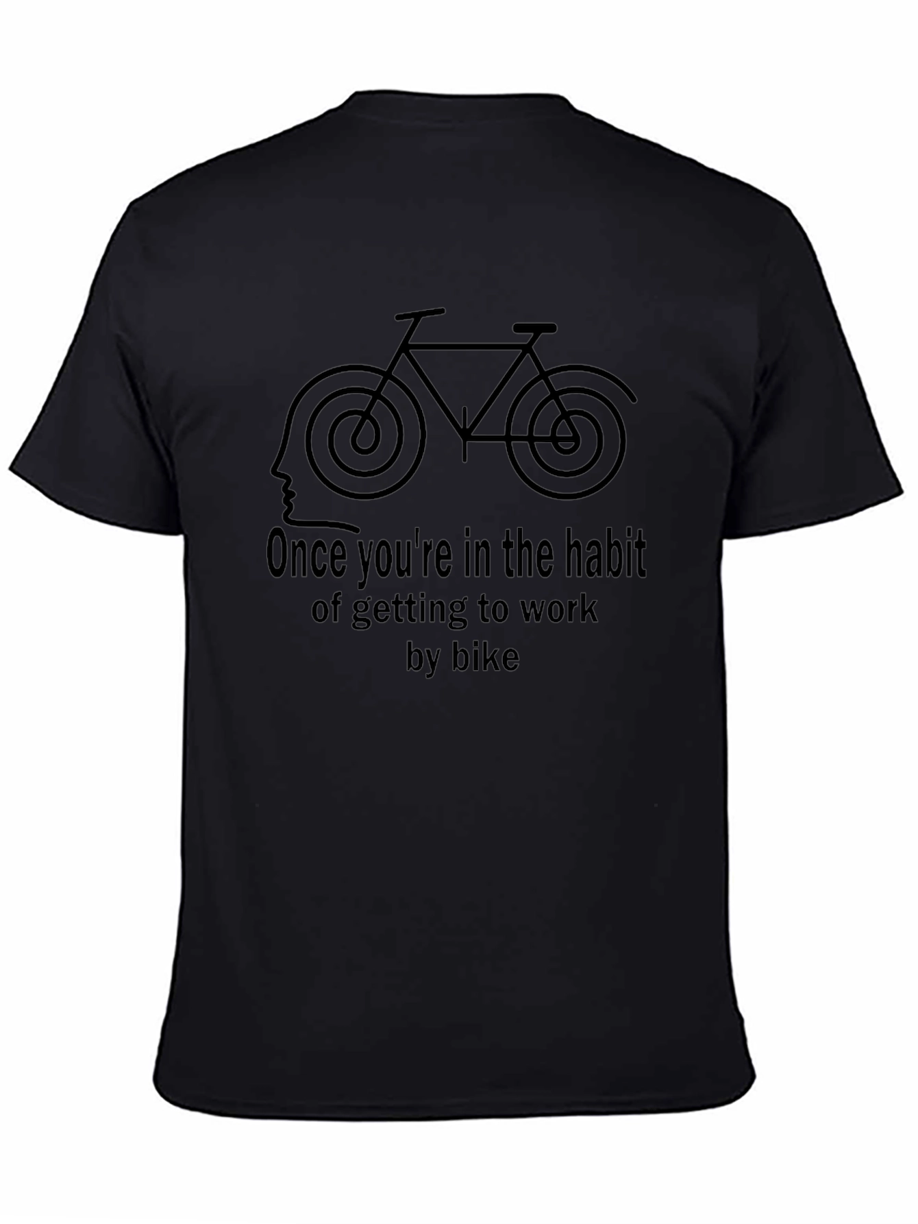 Bike Habit T-Shirt - Cycling Commute Tee