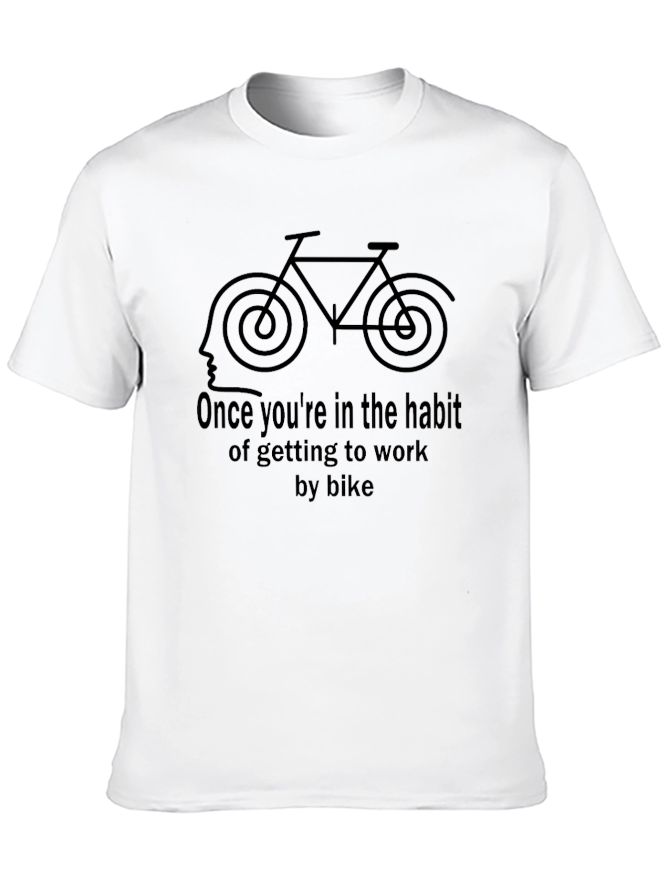 Bike Habit T-Shirt - Cycling Commute Tee