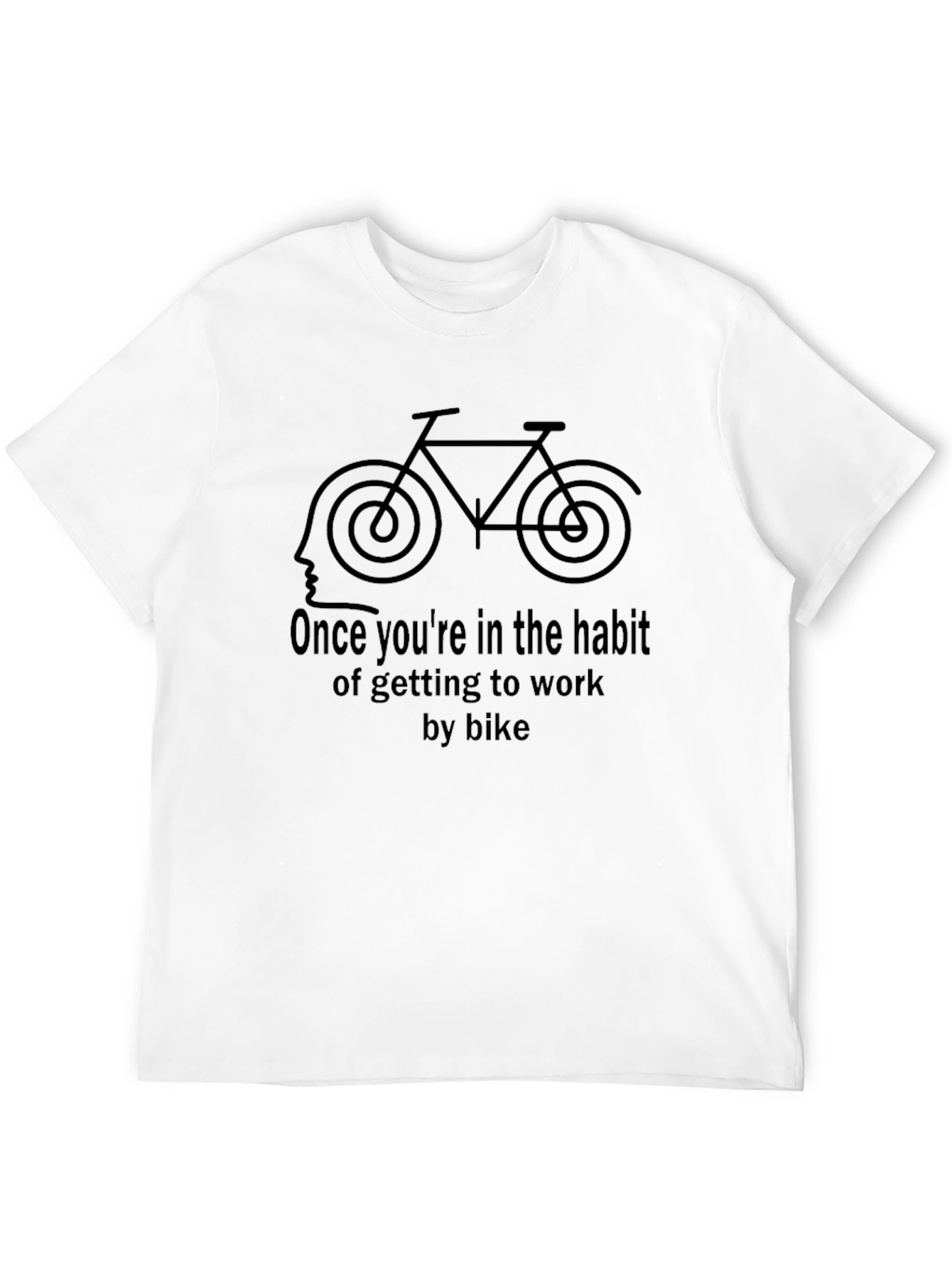 Bike Habit T-Shirt - Cycling Commute Tee