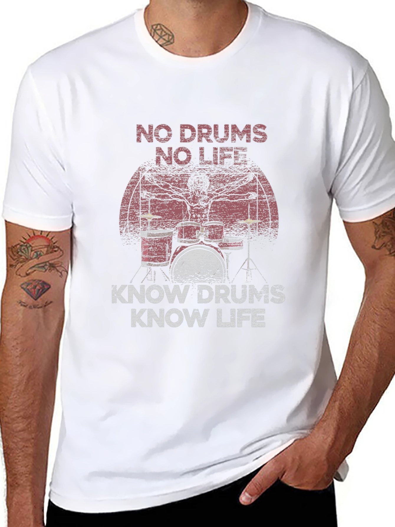 Drummer T-Shirt - No Drums No Life