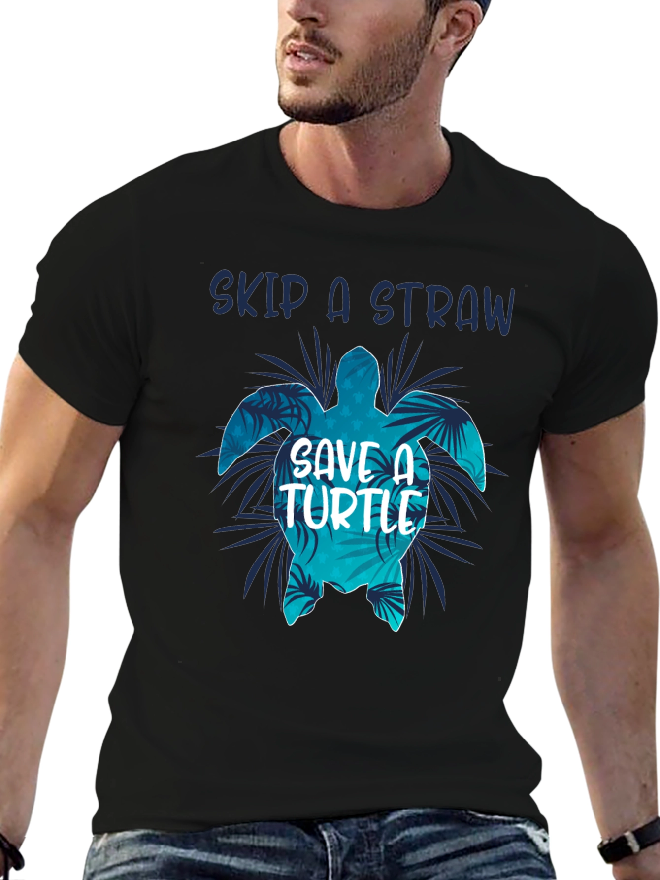 Skip A Straw Save A Turtle T-Shirt