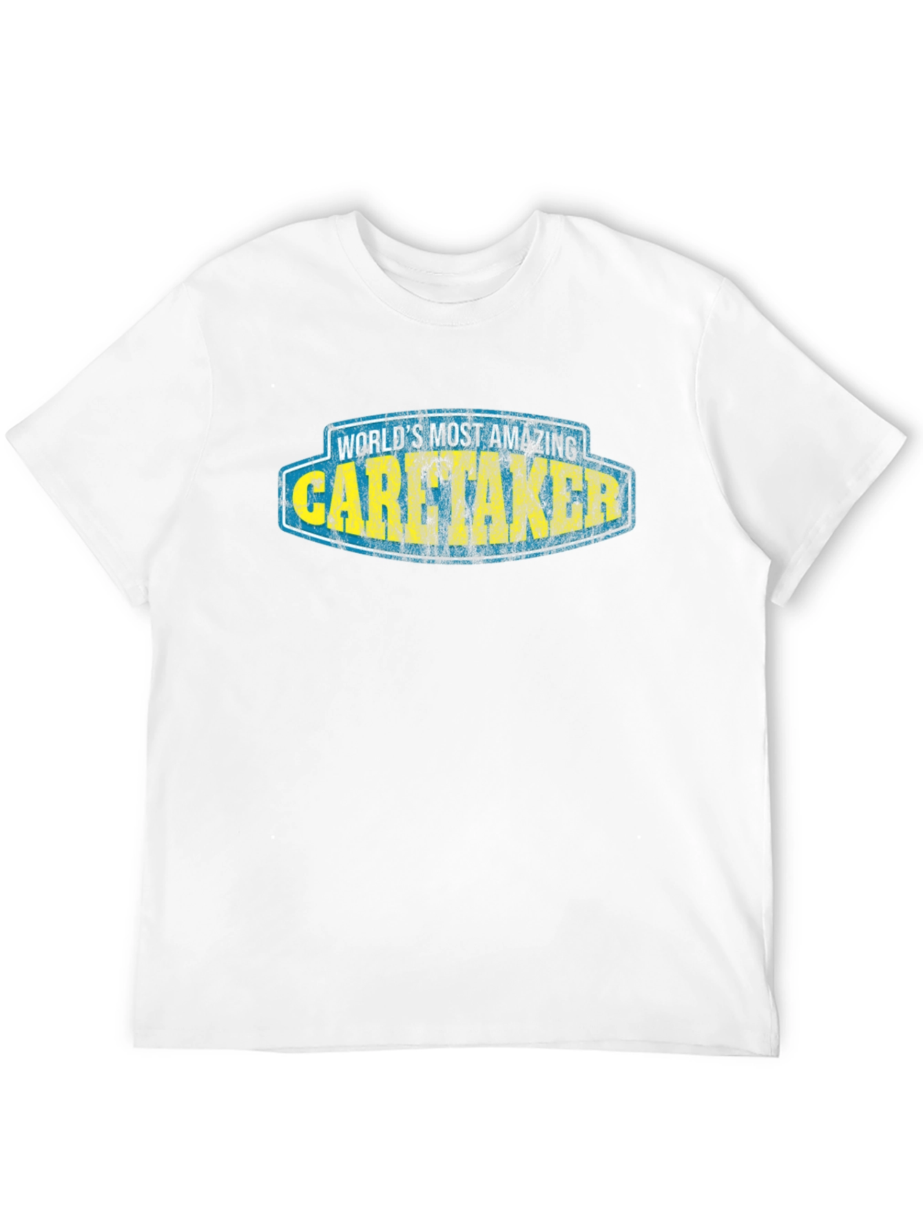 Worlds Most Amazing Caretaker Black T-Shirt