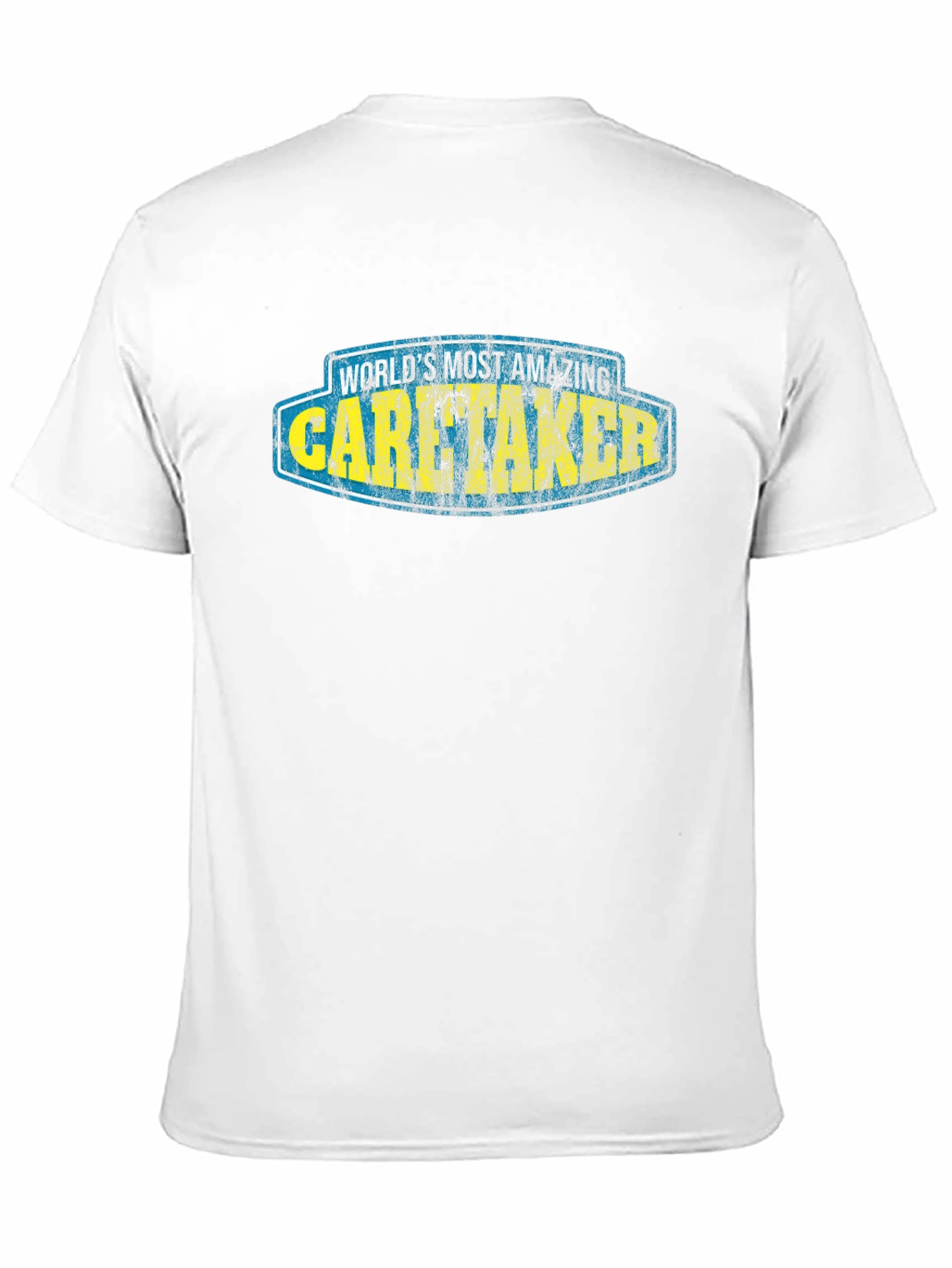 Worlds Most Amazing Caretaker Black T-Shirt