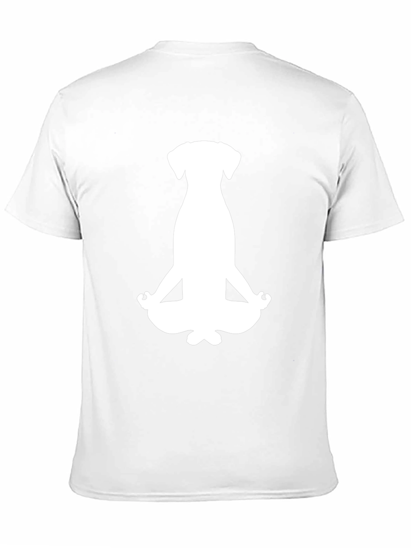 Meditating Dog Graphic Tee - Black