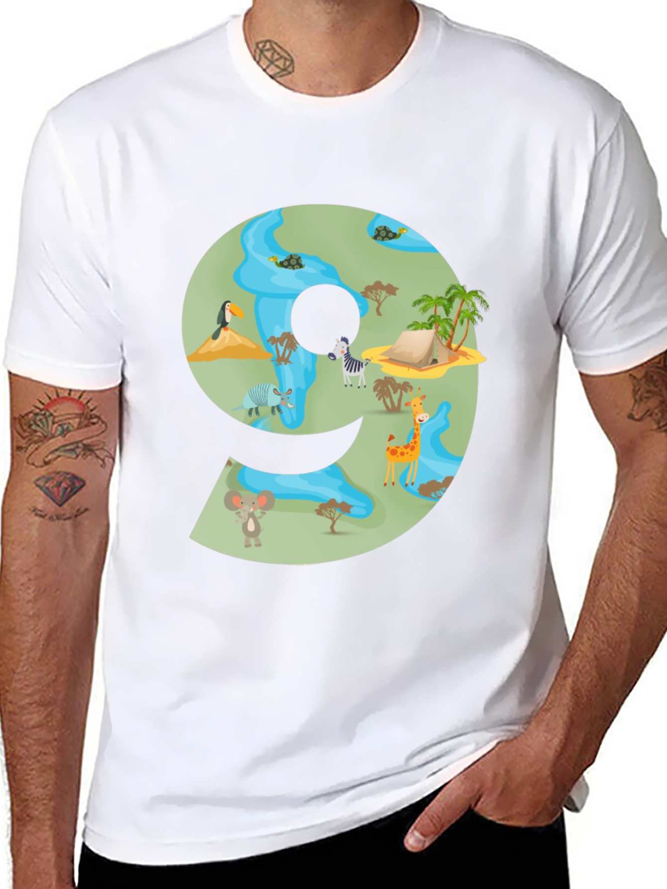 Safari Adventure Number 9 T-Shirt