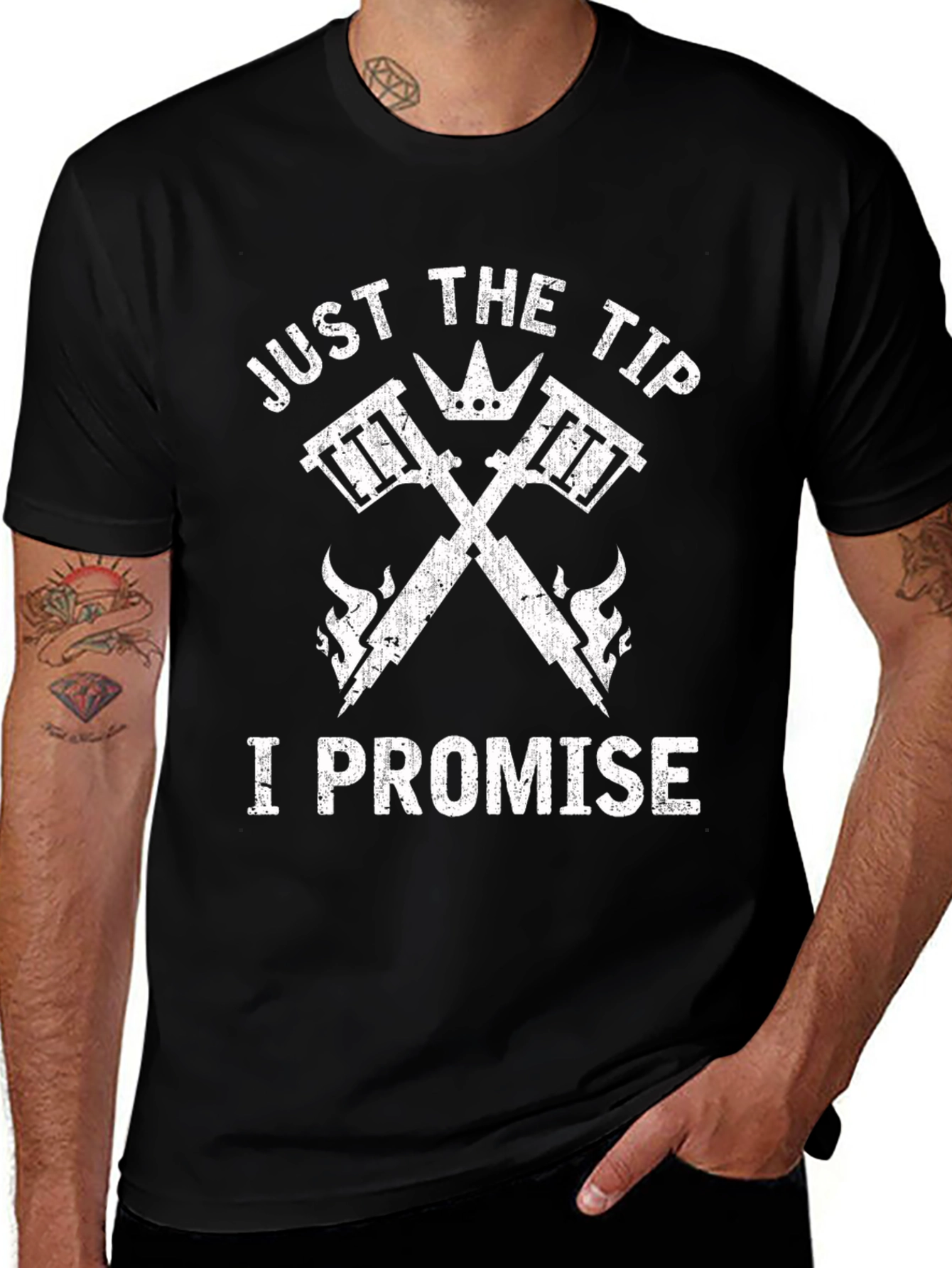 Just The Tip I Promise Graphic T-Shirt
