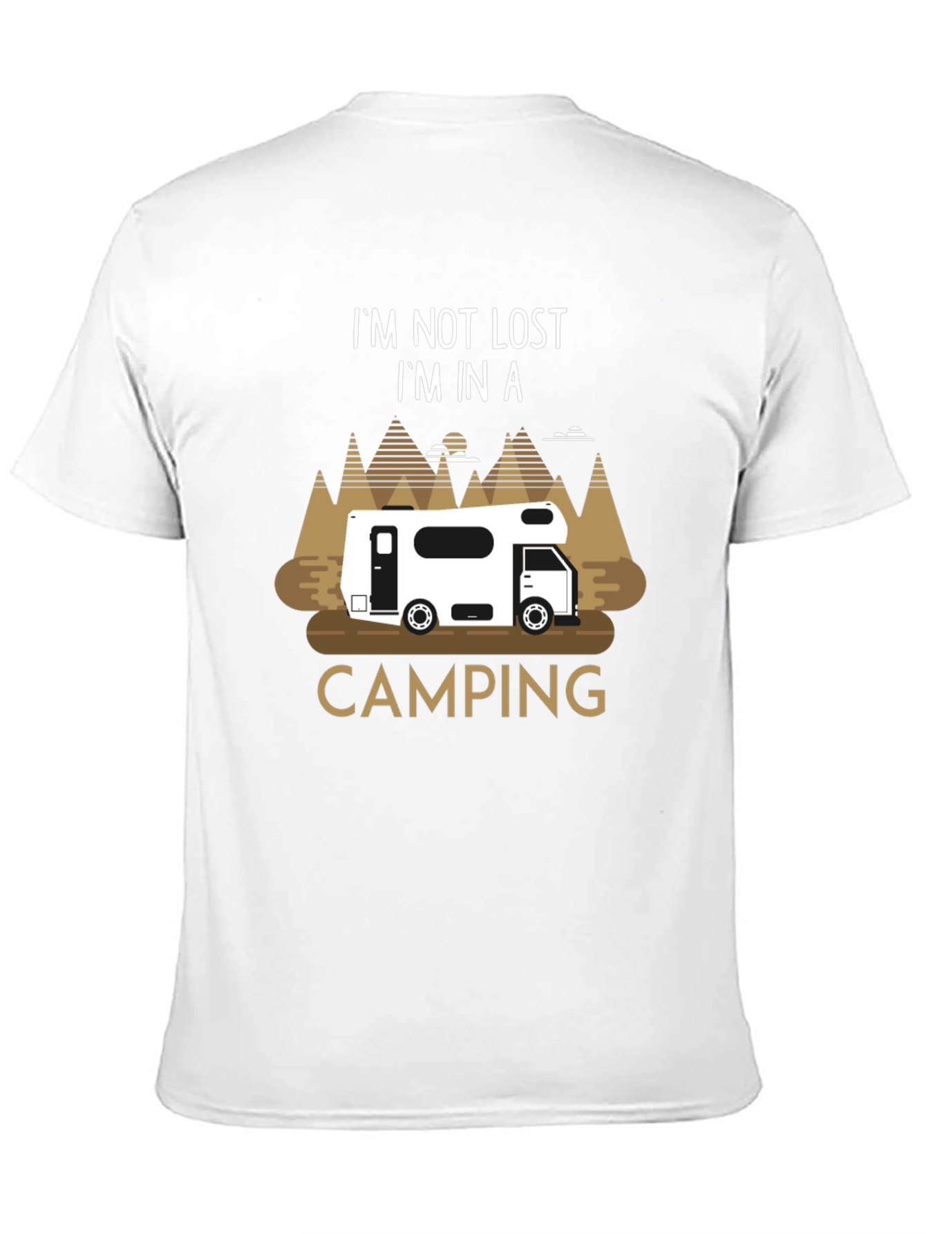 Camping RV T-Shirt - Im Not Lost