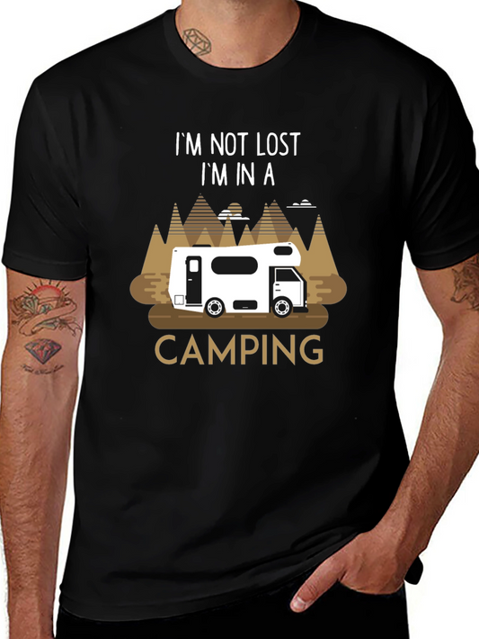 Camping RV T-Shirt - Im Not Lost