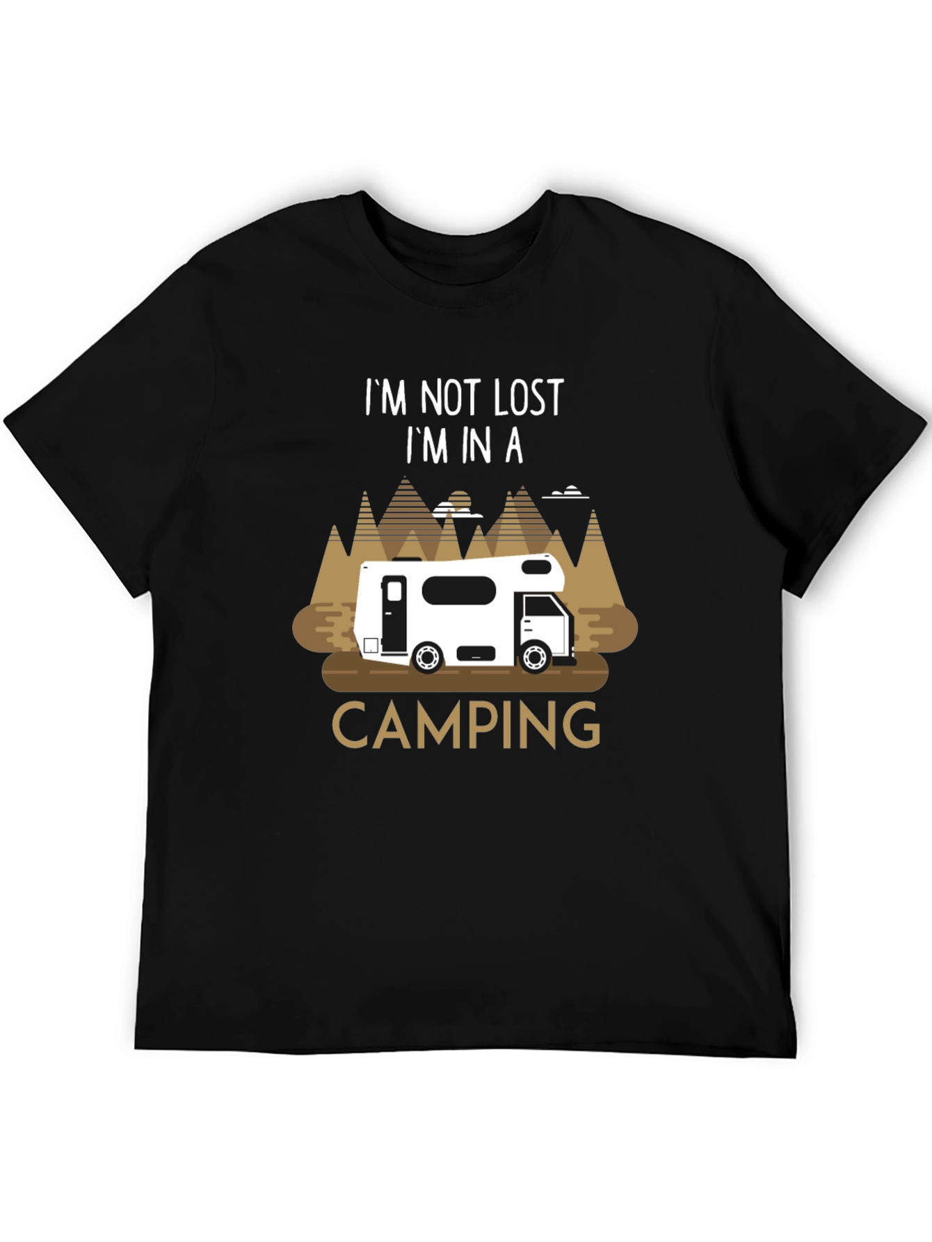 Camping RV T-Shirt - Im Not Lost