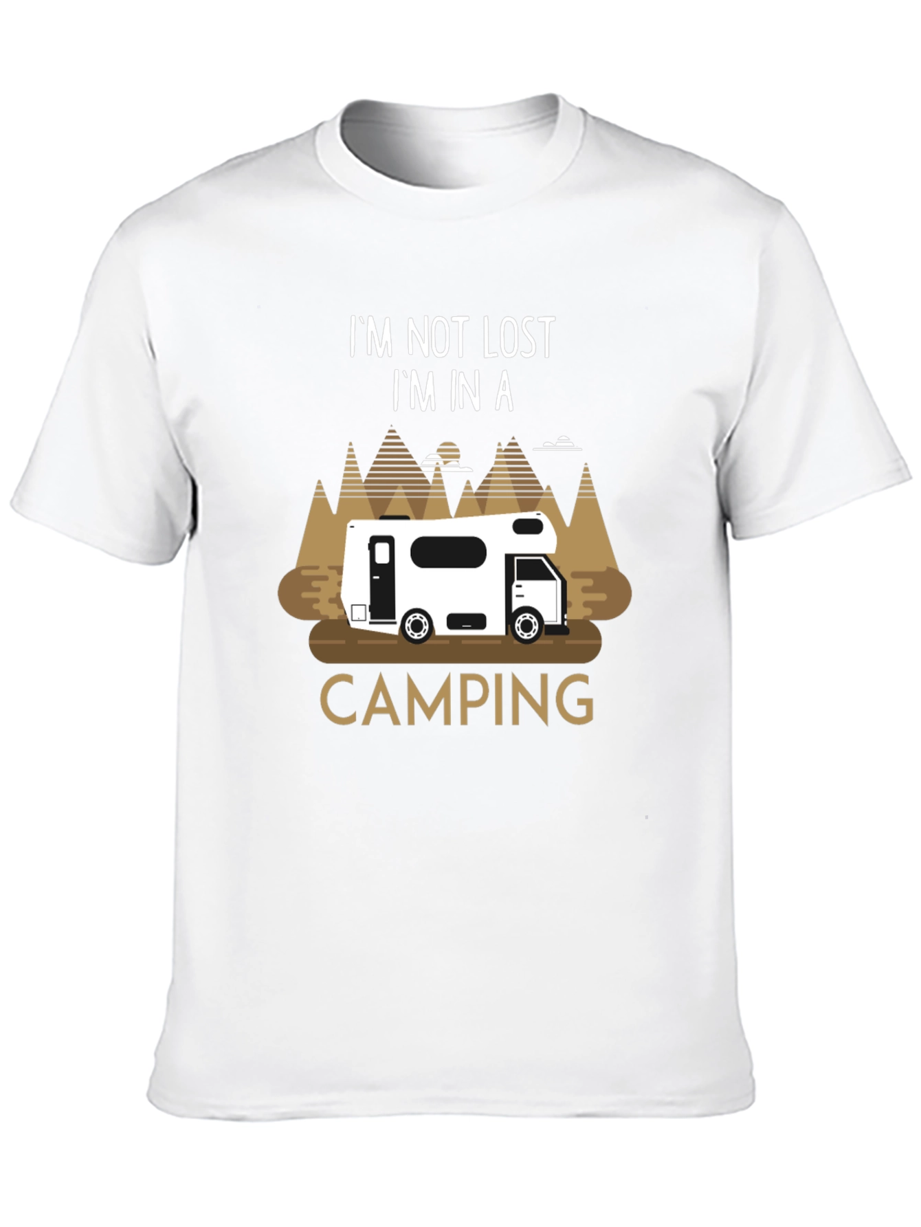 Camping RV T-Shirt - Im Not Lost