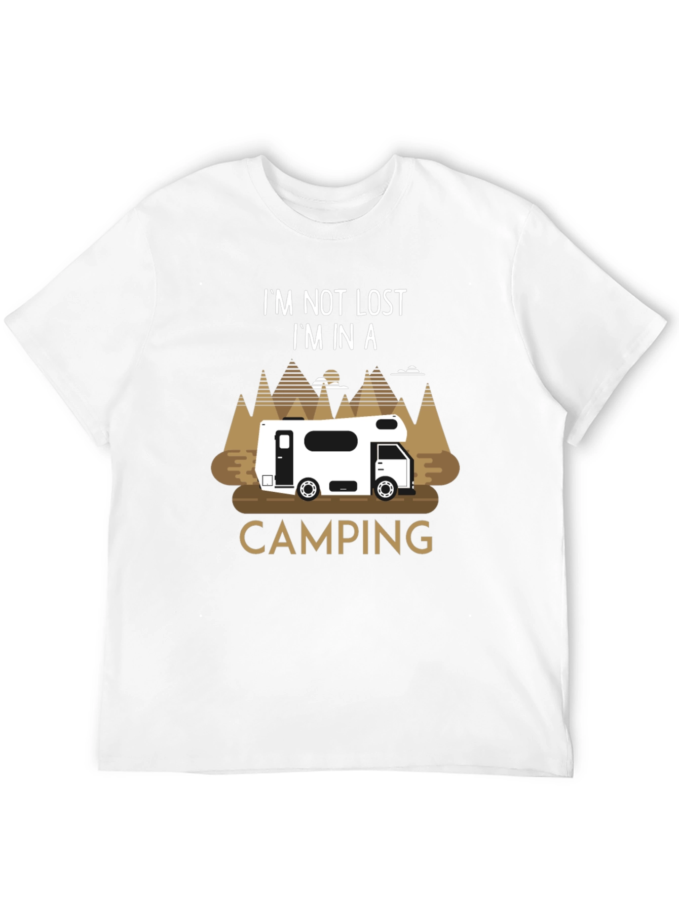 Camping RV T-Shirt - Im Not Lost