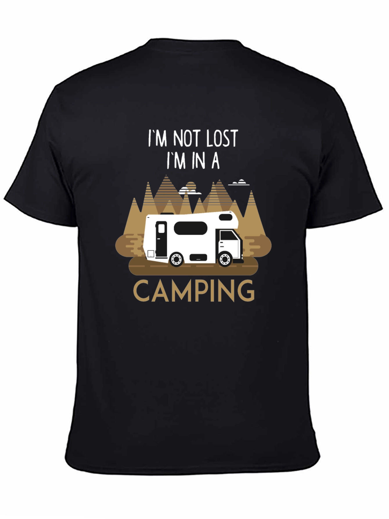 Camping RV T-Shirt - Im Not Lost