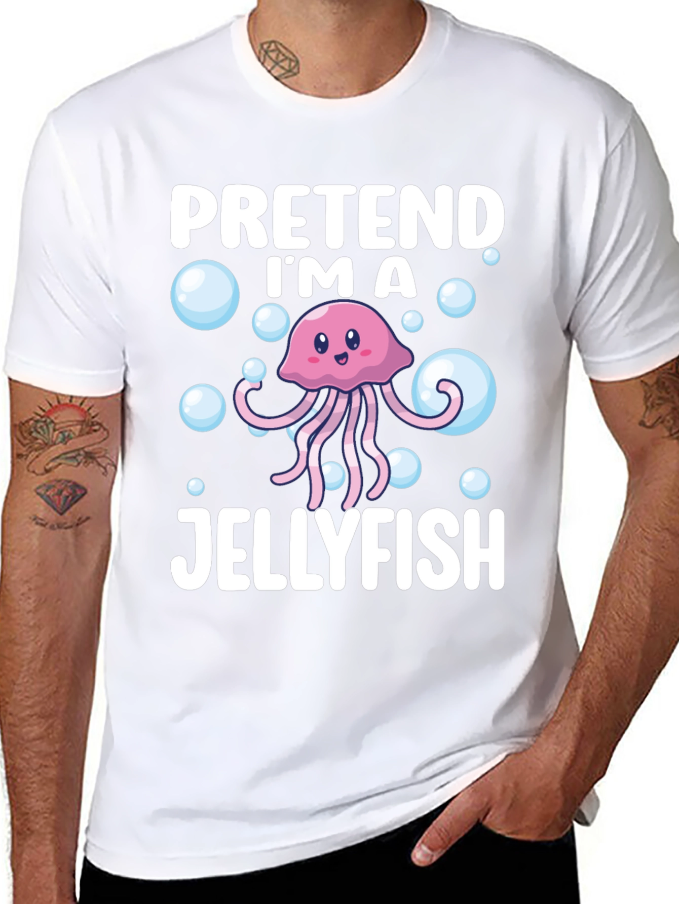 Pretend Im a Jellyfish T-Shirt Funny Costume Party