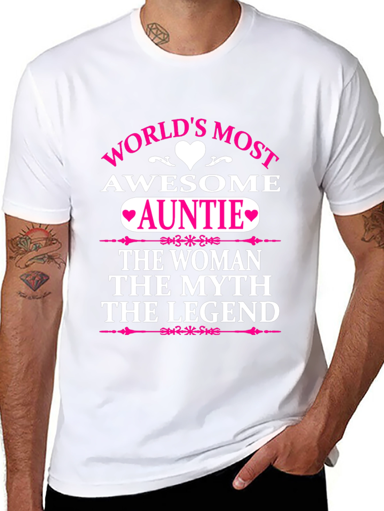 Worlds Most Awesome Auntie T-Shirt