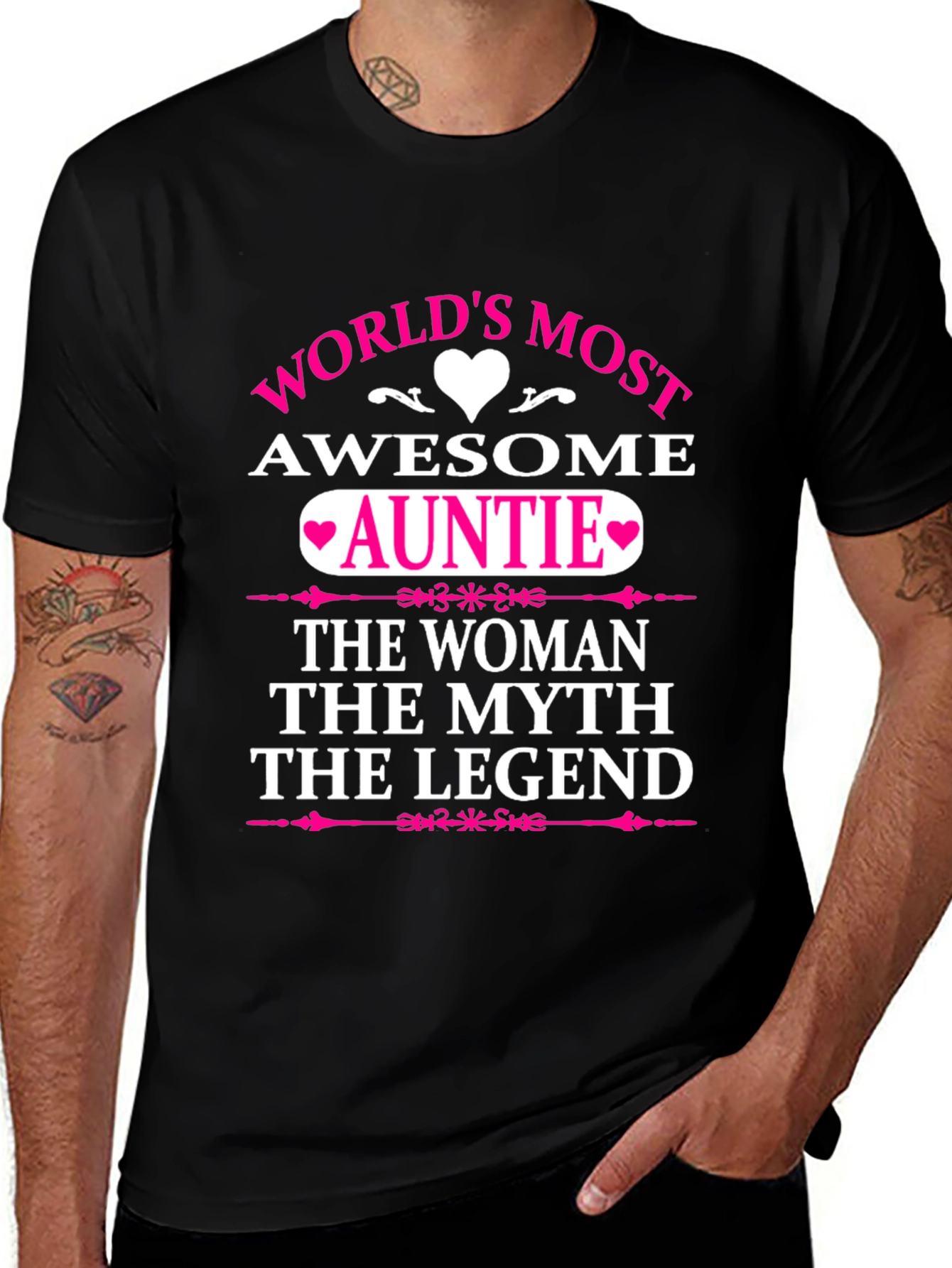 Worlds Most Awesome Auntie T-Shirt