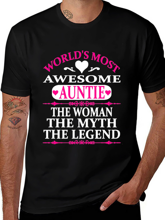 Worlds Most Awesome Auntie T-Shirt