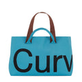 Curves Knit Tote (Cerulean)