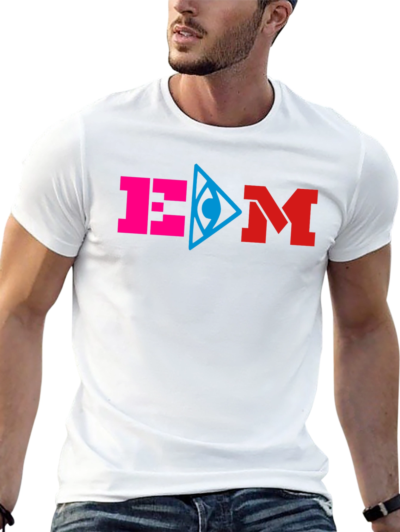 EDM Music Graphic Black T-Shirt