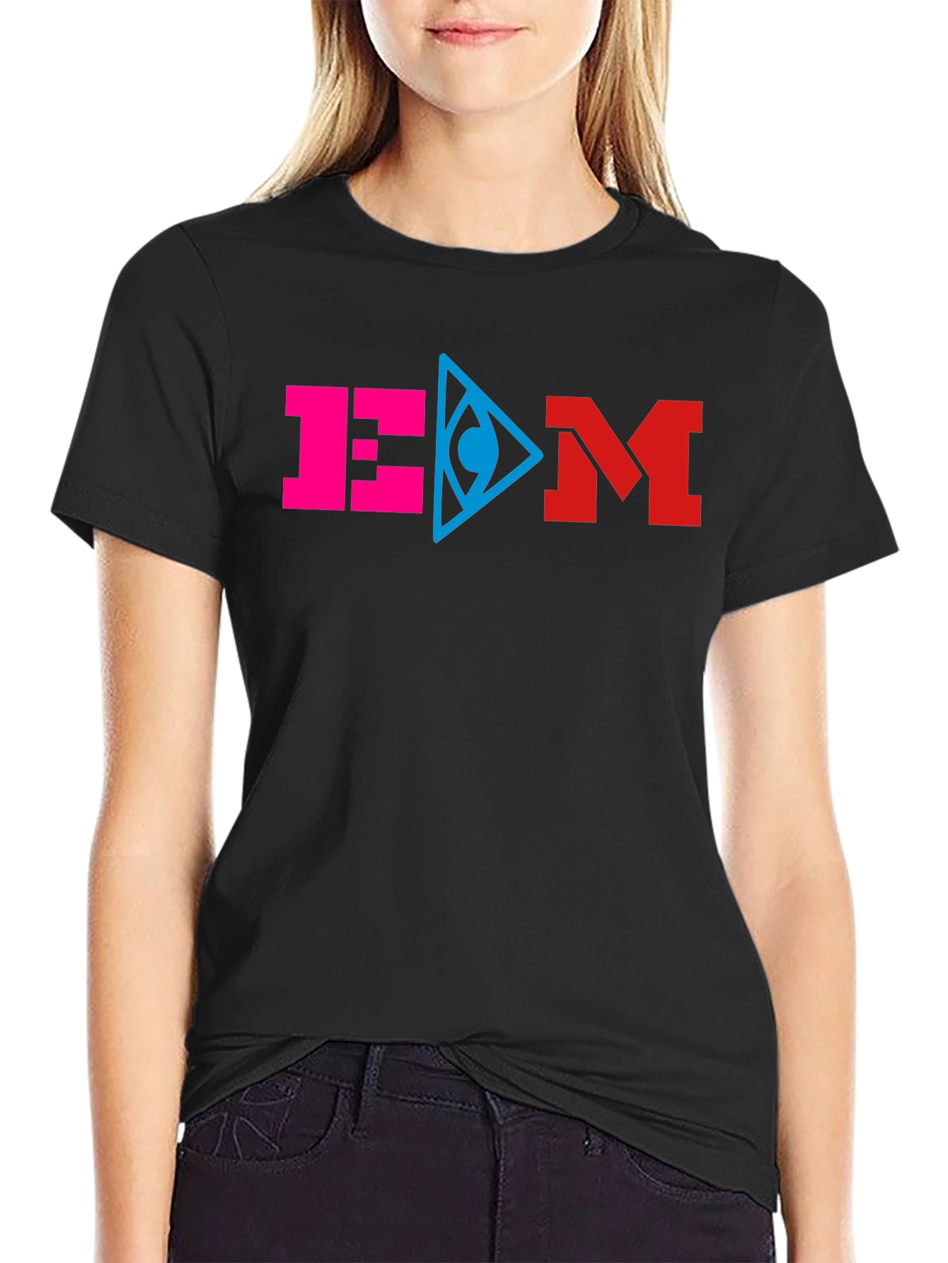EDM Music Graphic Black T-Shirt