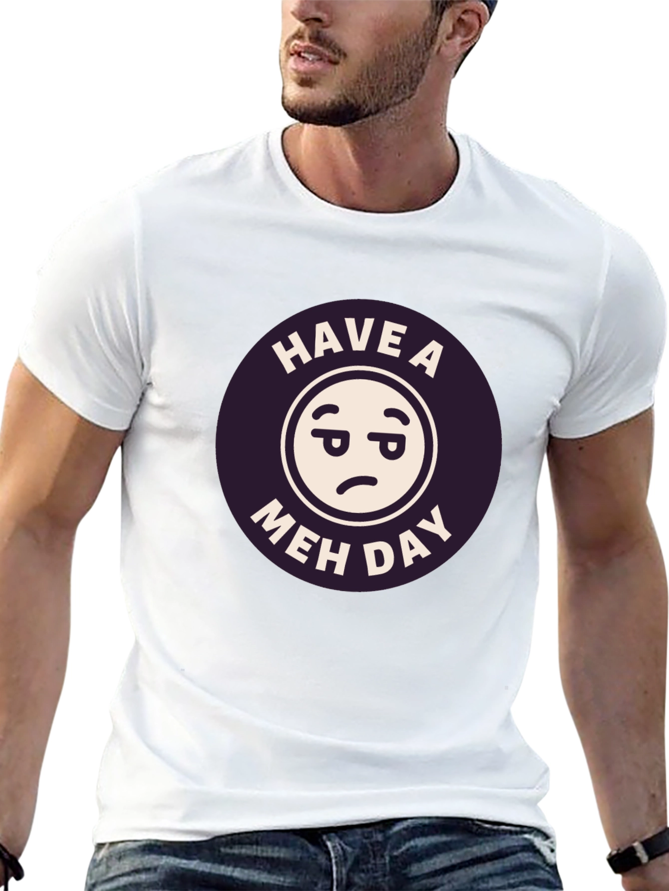 Have a Meh Day Black T-Shirt