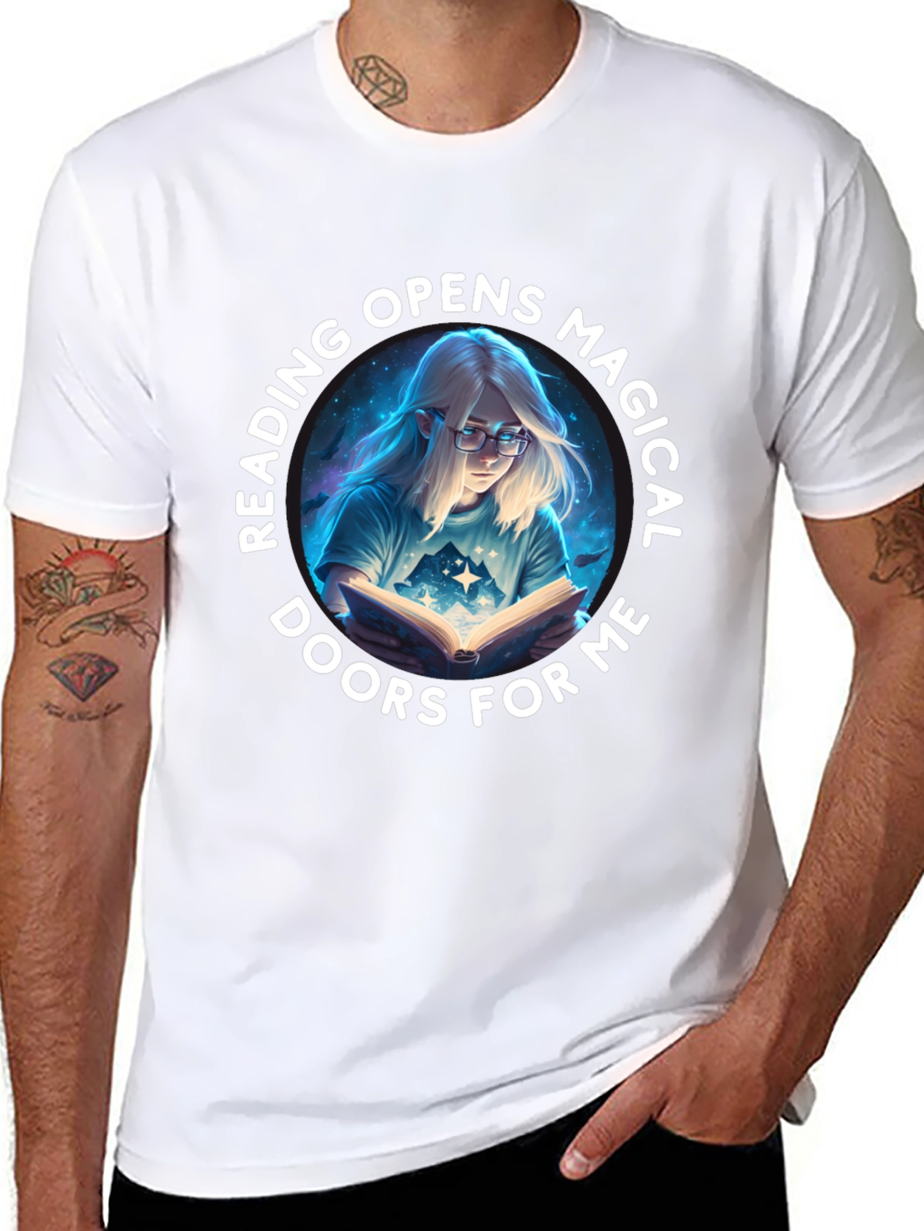 Magical Reading T-Shirt - Unisex Black Tee