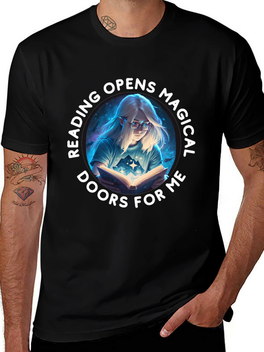 Magical Reading T-Shirt - Unisex Black Tee
