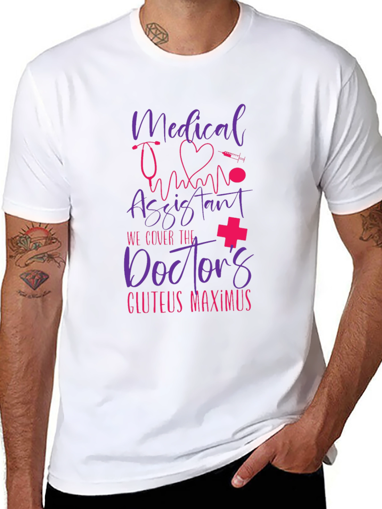 Medical Assistant Novelty Graphic T-Shirt