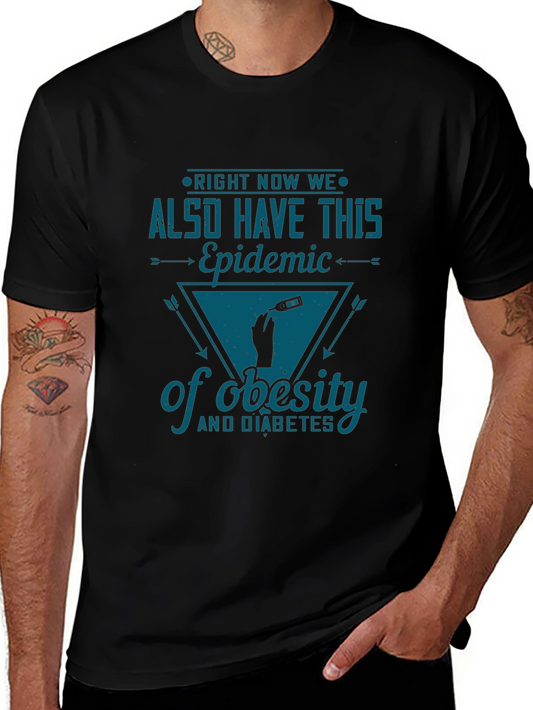 Obesity and Diabetes Epidemic Graphic Tee
