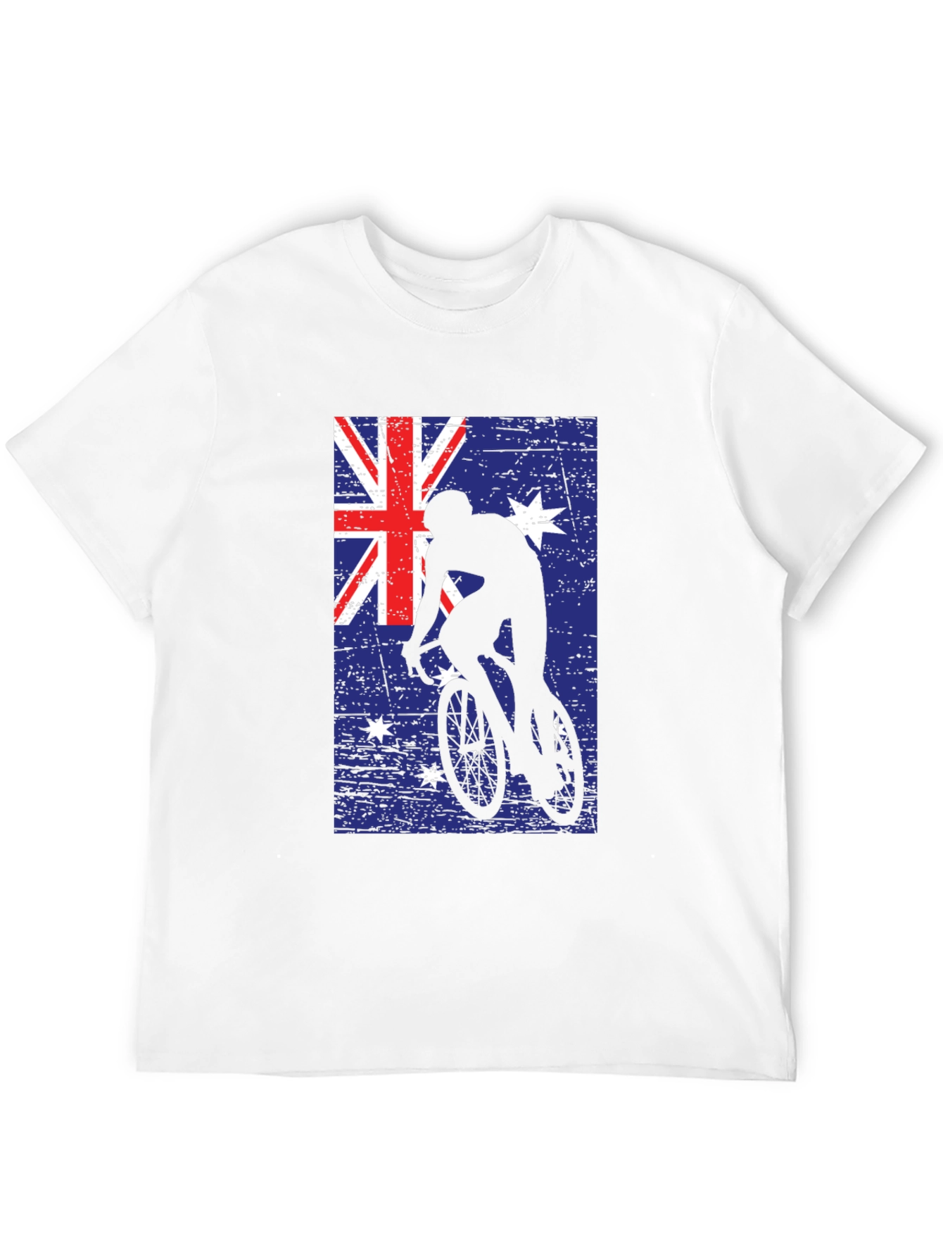Australian Cyclist Flag Graphic T-Shirt