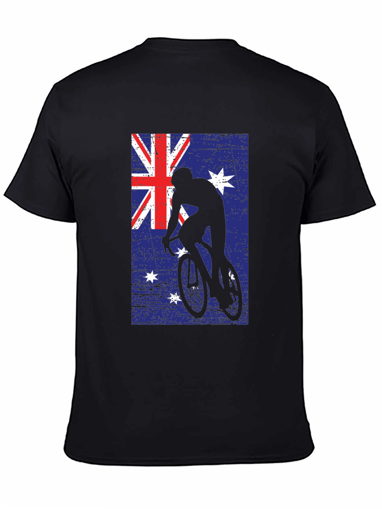 Australian Cyclist Flag Graphic T-Shirt