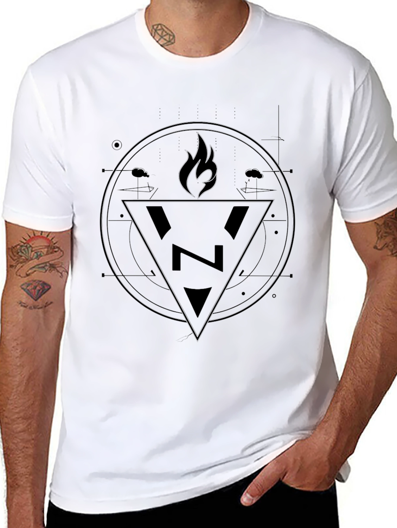 Mystic Symbol Black T-Shirt