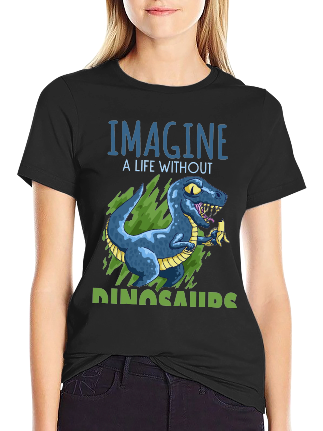 Imagine Dinosaurs T-Shirt Dinosaur Lover Tee