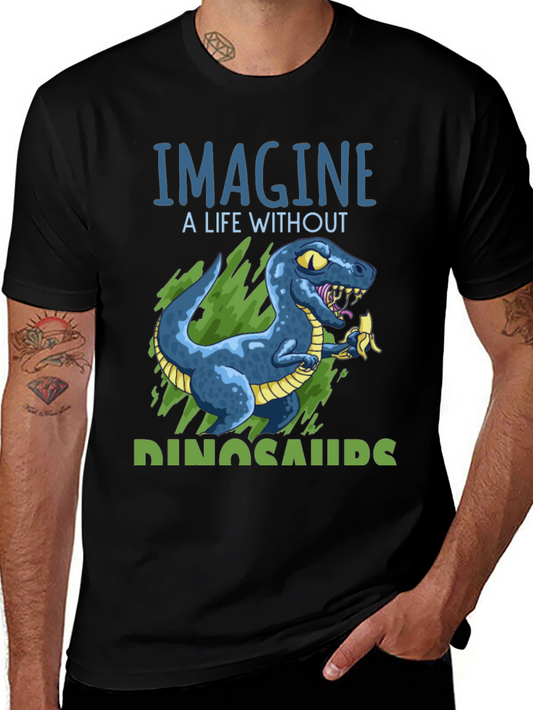 Imagine Dinosaurs T-Shirt Dinosaur Lover Tee
