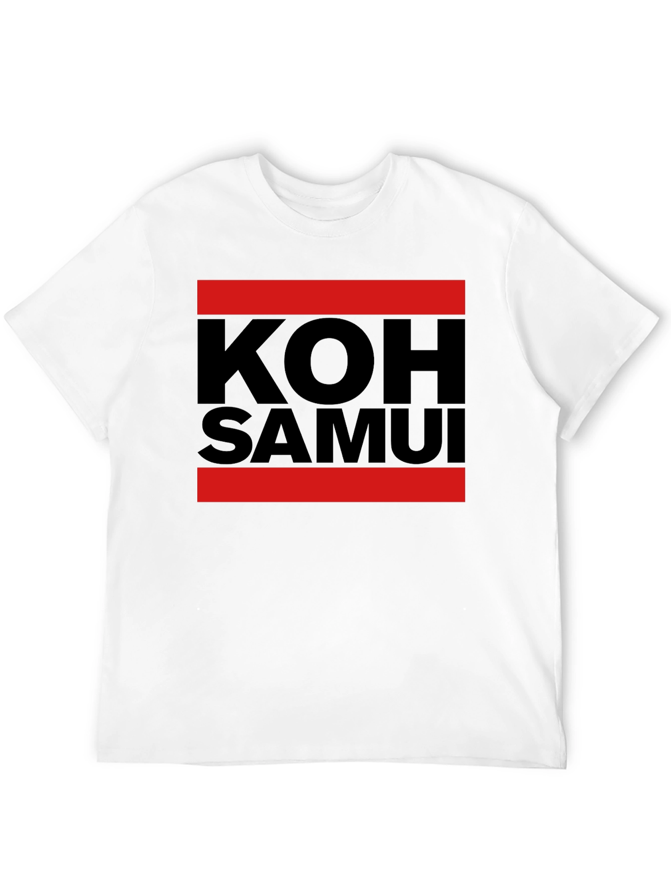 Koh Samui Black Graphic T-Shirt