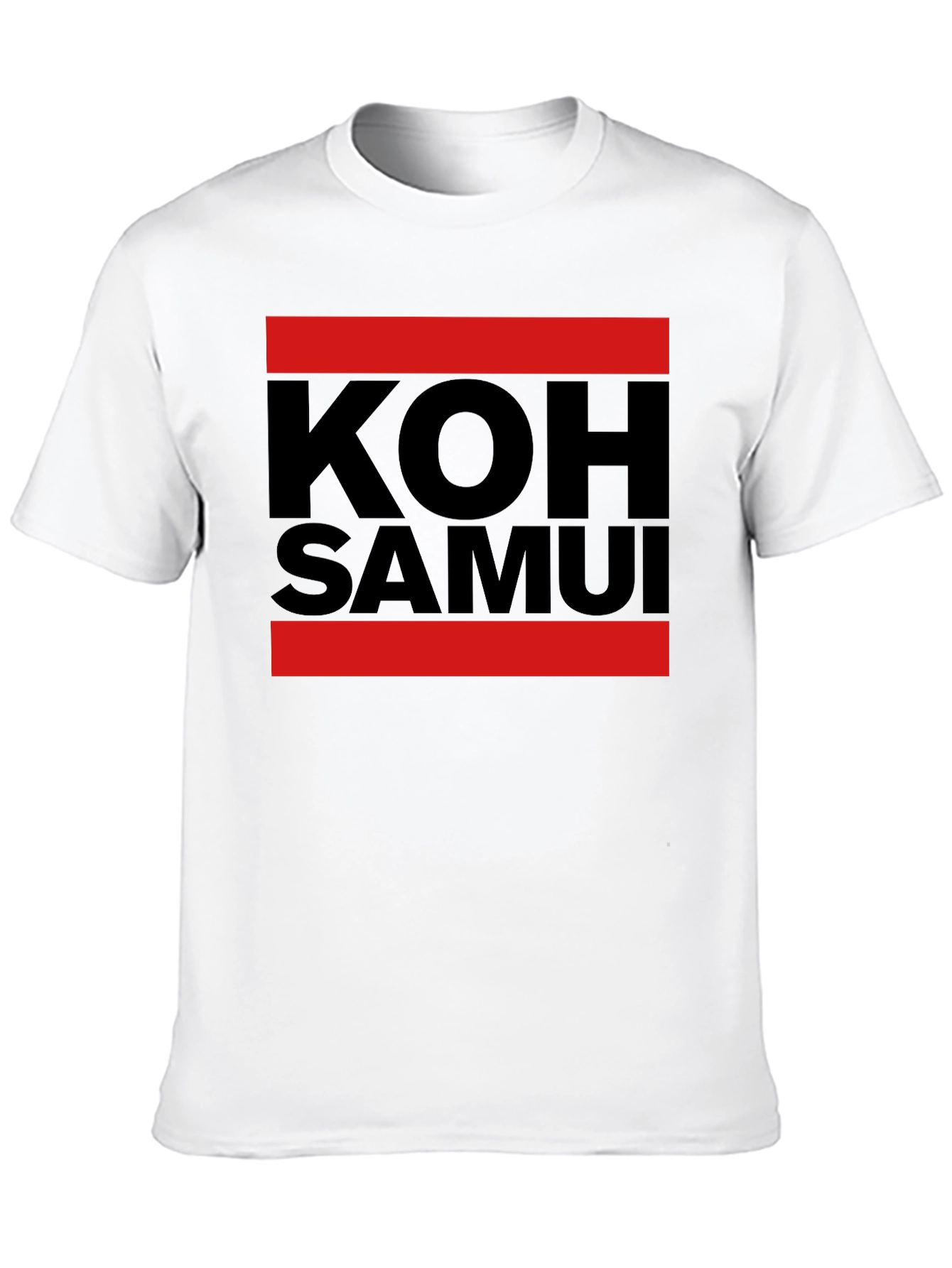 Koh Samui Black Graphic T-Shirt